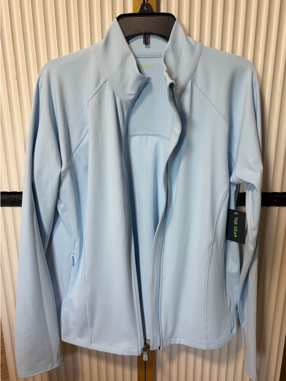 tek gear Light Blue Full-Zip Active Jacket
